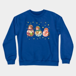 Sisters Russian Dolls Crewneck Sweatshirt